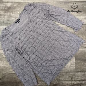 Notations Women's Layered Long Sleeve Top Size M